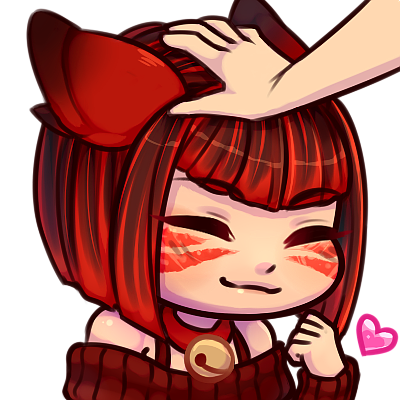 ♥️ Red kitsuneko (foxcat) ♥️
twitch v/streamer and affiliate
dishing out those foxcat headpats where I can! ♥️