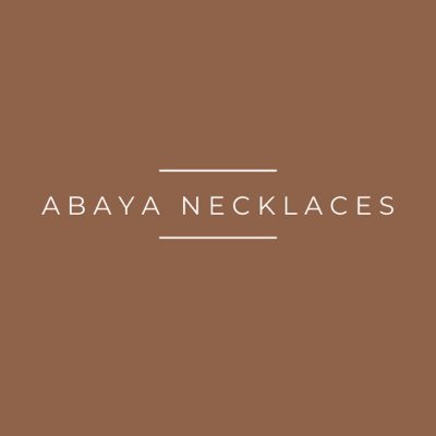 The Official Twitter page for Abaya Necklaces UK © 🇬🇧 Exclusive jewellery gifts to create unique styles & stand out from the crowd reflecting timeless styling
