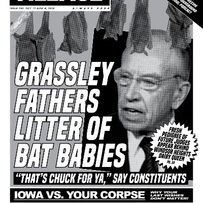 Chuck Grassley has been stealing taxpayer dollars since 1959.  Oh, and he is a misogynist, racist, and hypocrite.