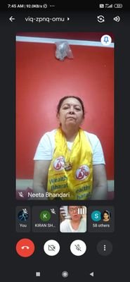 Neeta Bhandari Mahila jilla Prabhari jilla Dwarka Delhi