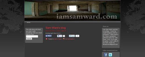 iamsamward's profile picture. Work for myself designing stuff. Sleep quite a bit. Got a gorgeous girlfriend Lily. Try to play the guitar. FORGET THAT! AN INFECTION HAS HIT! ARE THEY ZOMBIES?