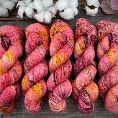 Hand-Dyed yarn using high-quality dyes for your knitting and crocheting pleasure!