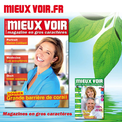 MaryseVerhille, présente MIEUX VOIR : magazine en gros caractères pour les personnes malvoyantes.Rejoignez-nous sur Facebook http://t.co/62YCrZDgsf