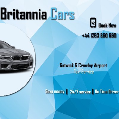 Britannia  Cars providing Taxi service in crawley and gatwick airport with cheap and best fare  by 24/7  with all kind of vehicles.