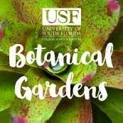 The USF Botanical Gardens consists of about 16 acres of gardens and greenbelt on the USF Tampa campus.