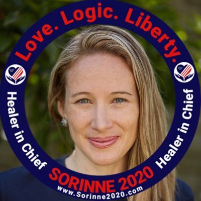 Sorinne2020's profile picture. 🇺🇸 2024 Voluntarian Party POTUS Nominee  - Love, Logic, and Liberty for ALL 💜💜💜 #BigHeart #smallgov #Human #HealerInChief #Sorinne2020