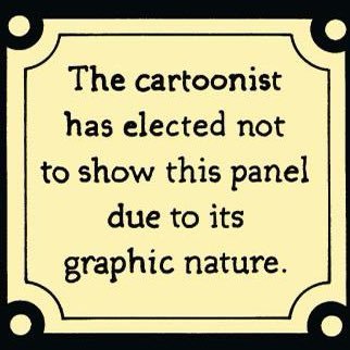 Every Garfield strip with a censored panel. Submissions open, please include date of original comic.