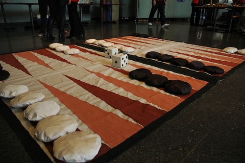 I am a giant Backgammon set. I live in Cambridge, MA. I enjoy playing games, street art, and public spaces.