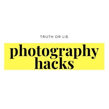 Join me on my quest to expose the most famous photography DIY hacks.

Can they be pulled off? Do they really work?