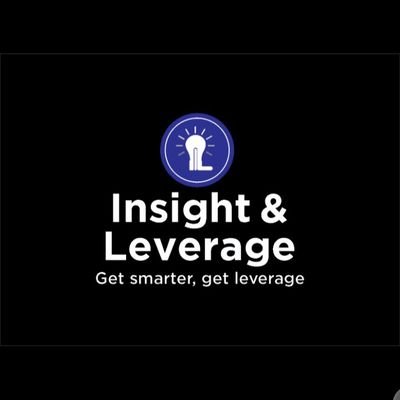 Insight & Leverage is a blog on ideas, human potential maximization, creativity, thinking, strategy, productivity & decision-making. info@insightandleverage.com