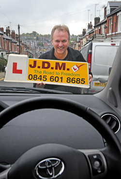 Alan Marsden, proprietor, JDM driving school, the road to freedom for Sheffield