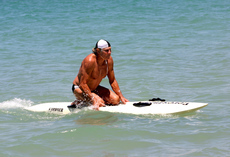 Paddle4CF's profile picture. I'm attempting a world record paddle from Sydney to Newcastle, 137km of open water on a surf rescue board to raise $$ and awareness for Cystic Fibrosis