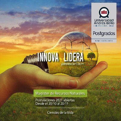 Magister de Recursos Naturales UNAB
Contacto para info y postulaciones
rosina.quirici@unab.cl