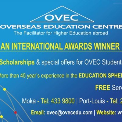 OVEC_Education's profile picture. Offer free counselling, application processing, visa application, accommodation arrangement, airport pick-up and scholarship application and financial advice.