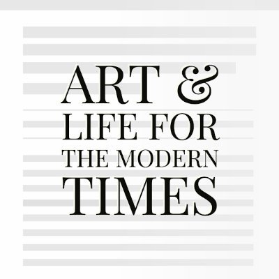 Art & Life For The Modern Times (Est. 2011) ❧ The newspaper of newspapers. ¶ Information is like air. It must be free for all. Forever.
