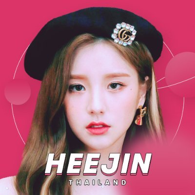 1st Thailand Fanbase for HEEJIN (from @loonatheworld) | pics, trans etc. in 🖤