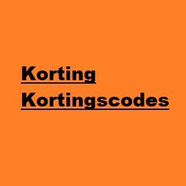 Kortingscodeweb