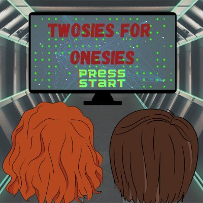 Two girls in onesies trying to figure out how to play video games.