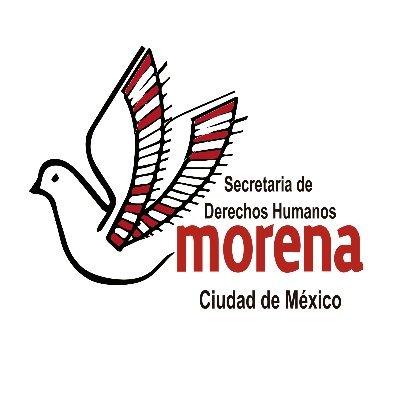 Cuenta oficial de Twitter de la Secretaría de Derechos Humanos del Comité Ejecutivo Estatal de Morena Ciudad de México.