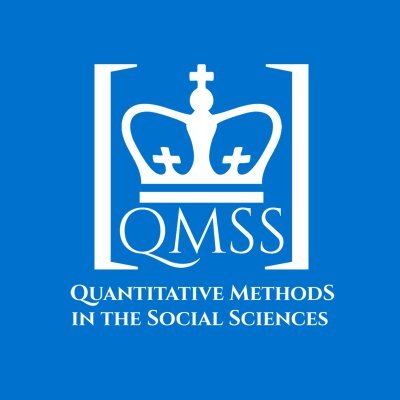 qmss_columbia's profile picture. Quantitative Methods in the Social Sciences MA: Flexible advanced training in data science and social science in New York City

https://t.co/8PUzCNG8fw