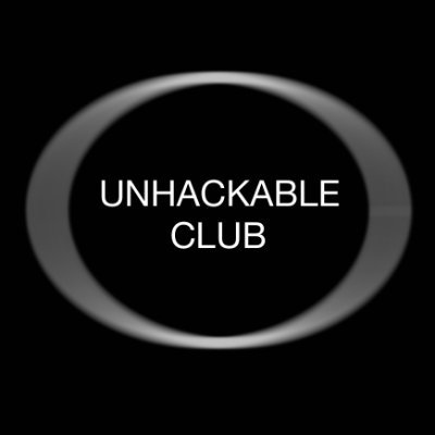 UnhackableClub's profile picture. I am unhackable