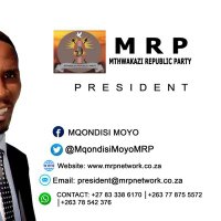 Mqondisi Moyo(@MqondisiMoyoMRP) 's Twitter Profileg