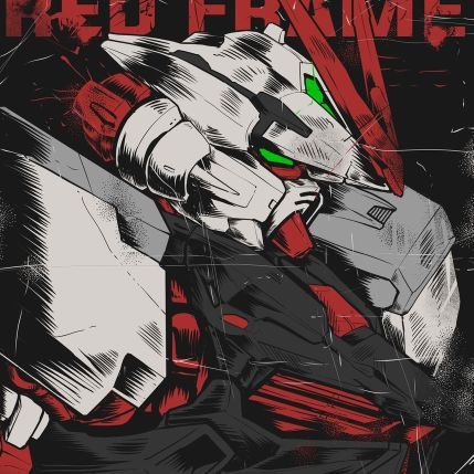 red is gundam 
gundam is red