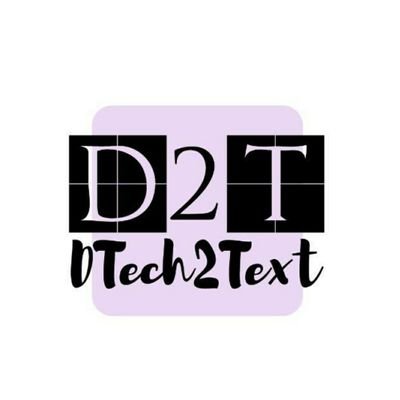 dtech2text's profile picture. A Digital TechMagazine.