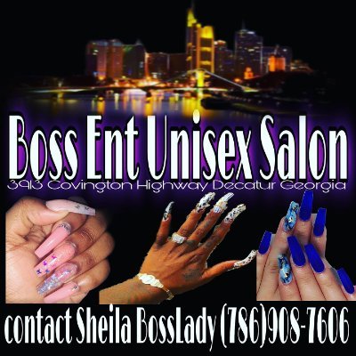 Welcome to the all-new page of BossEnt unisex nail salon in Decatur Georgia visit us