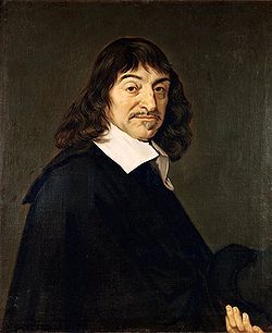 Ik ben geboren op 31 maart 1596 en overleden op 11 februari 1650. Ik ben een Franse filosoof, wiskundige, natuurkundige en fysioloog.