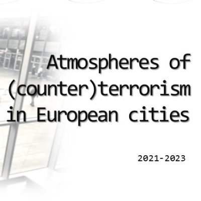 Open Research Area (ORA) project studying (counter)terrorism in the everyday experience of cities. Funded by @UKRI_News @AgenceRecherche @dfg_public