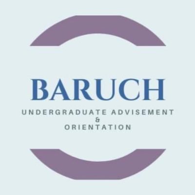 Welcome to Baruch's Office of Undergraduate Advisement and Orientation Page ✨ Stay up to date with us! Follow us on Instagram @ baruch.advisement