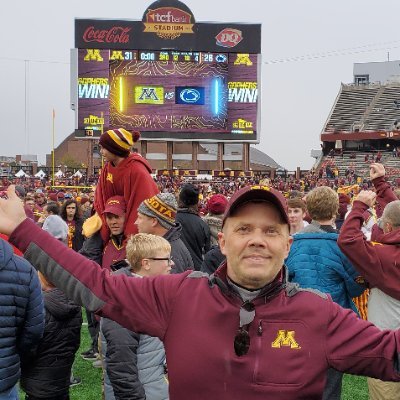 38 year season ticket holder | U of M grad | Moved my Gopher football tweets here from @mnheadhunter