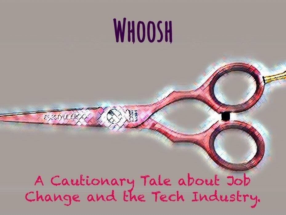 WhooshStory's profile picture. "Whoosh" is a cautionary tale about job change and the tech industry #FlashFiction Follow the link below to read.