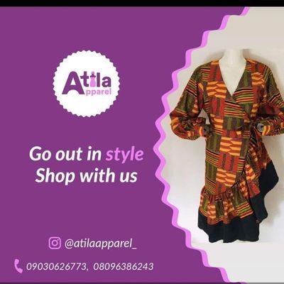 God first. Business follows.
BESPOKE DESIGN 🧵✂️
 We make ready-to-wear dresses
owanbe dresses, corporate wears and other female wears.
IG handle @atilaapparel_