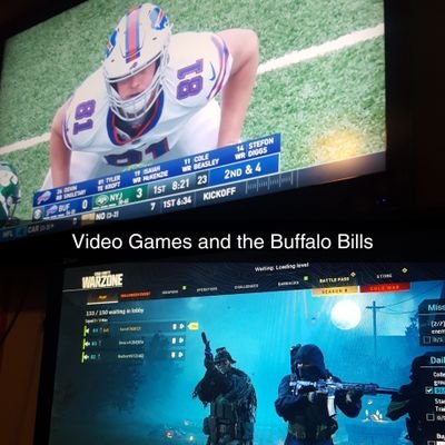 Video games and the Buffalo Bills.
Don't feel the need to follow me back