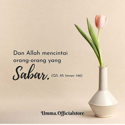 Allah selalu bersamaku ... sabar selalu 😊
Jalani nikmati syukuri yang ada bersama kita
Tak kan ada yang sia sia