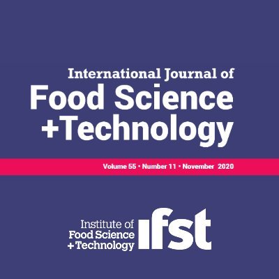 The International Journal of Food Science & Technology aims to promote new knowledge and techniques in #FoodScience. Under editorial control of @ifstnews