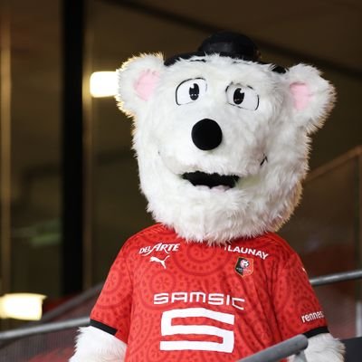 Mascotte officielle du @staderennais. 🔴⚫