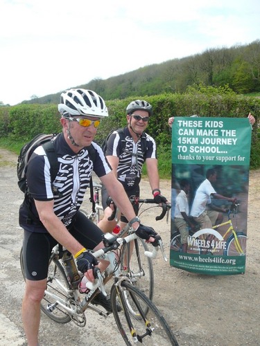 Cycling for fun, and raising money for charities from time to time.