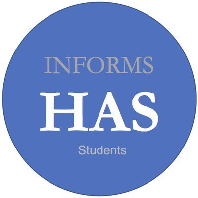This account is for the students of INFORMS Health Applications Society (HAS), which is a major professional society within @INFORMS.