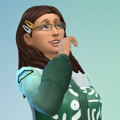 Game Designer on The Sims.  I started with Maxis on The Sims 2 and I'm still loving it!! (she/her)