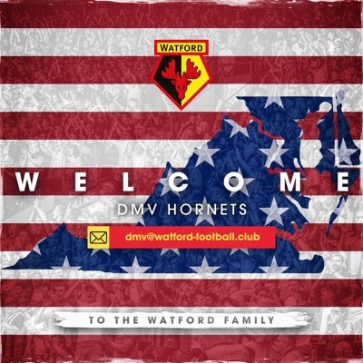 A Watford FC Supporters Club for the two supporters in the Mid-Atlantic (Washington DC, Maryland, Virginia, Delaware). DMV at https://t.co/oWxMIBHNNM for info.