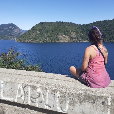 Brujita mariposa en bicicleta
Sudaca, antipatriarca, alegría y carnaval