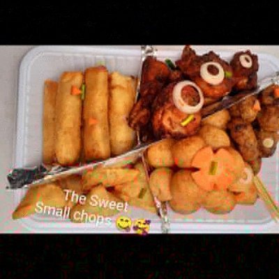 The Sweet small chops and grill fish 
Dm 
08111134672