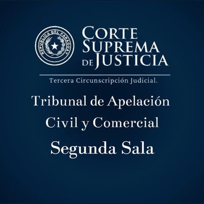 Cuenta Oficial del Tribunal de Apelación Civil y Comercial, Segunda Sala, de la Circunscripción Judicial de Itapua