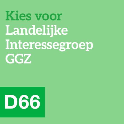 Landelijke interessegroep GGZ D66 Profile