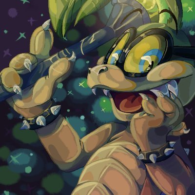 Countless experiments, heartfelt research, endless knowledge~ I am Iggy Koopa; The finest mind in all of Dark Land! !Nintendo/MVRP! #KoopaPack -#Blaz3on-