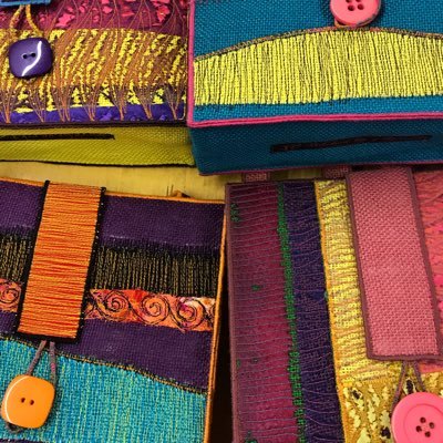 BA Hons Embroidered Textiles Loughborough. PGCE (Art and Design) Leicester School of Art Education. Fellow of the Society of Designer Craftsmen.