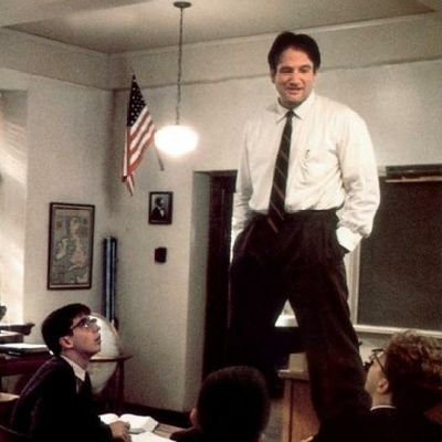 O Captain, my Captain.
Poetry, beauty, romance, love 
This are what we stay alive for.
Size the day....😎.
Dead poet society 1989